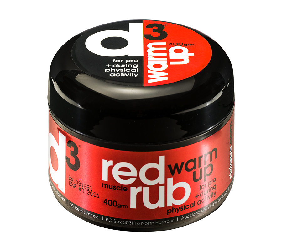 Red Muscle Warm Up Rub
