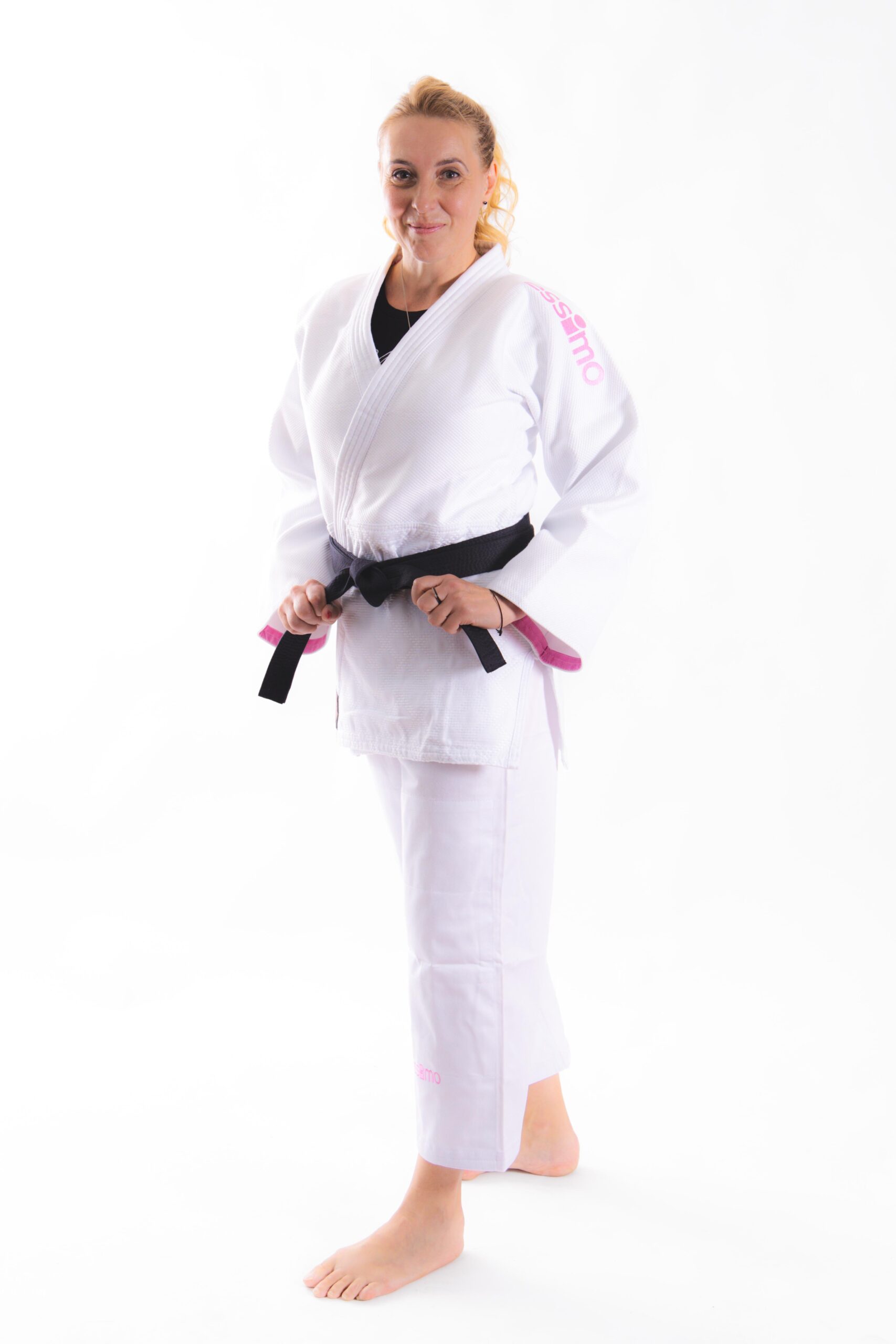 Essimo Wazari JF Judogi White/Pink – Set - Image 7