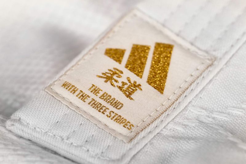 Adidas Club Judogi – Gold Stripes - Image 5