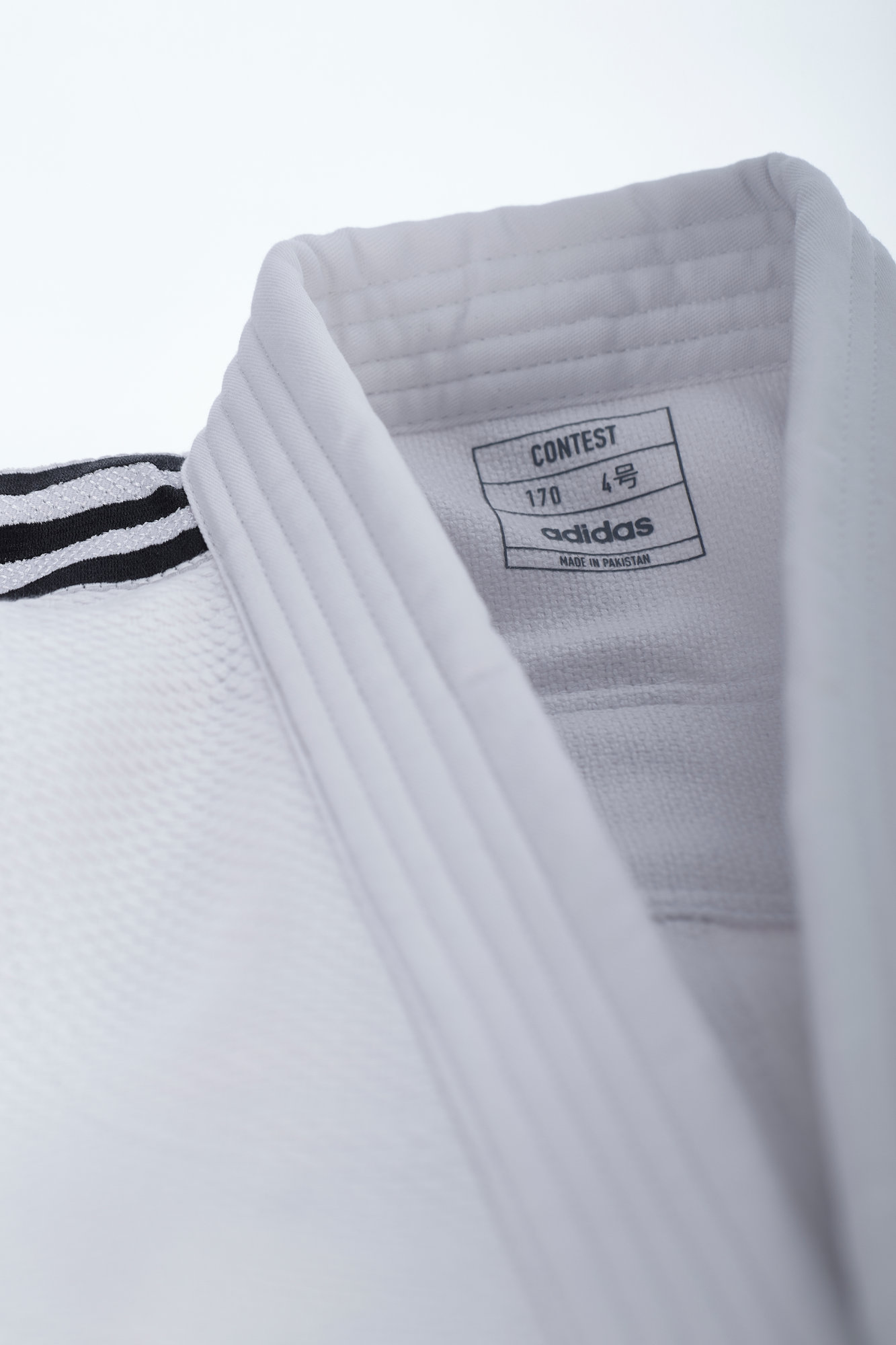 Adidas Contest judogi – fehér - Image 4